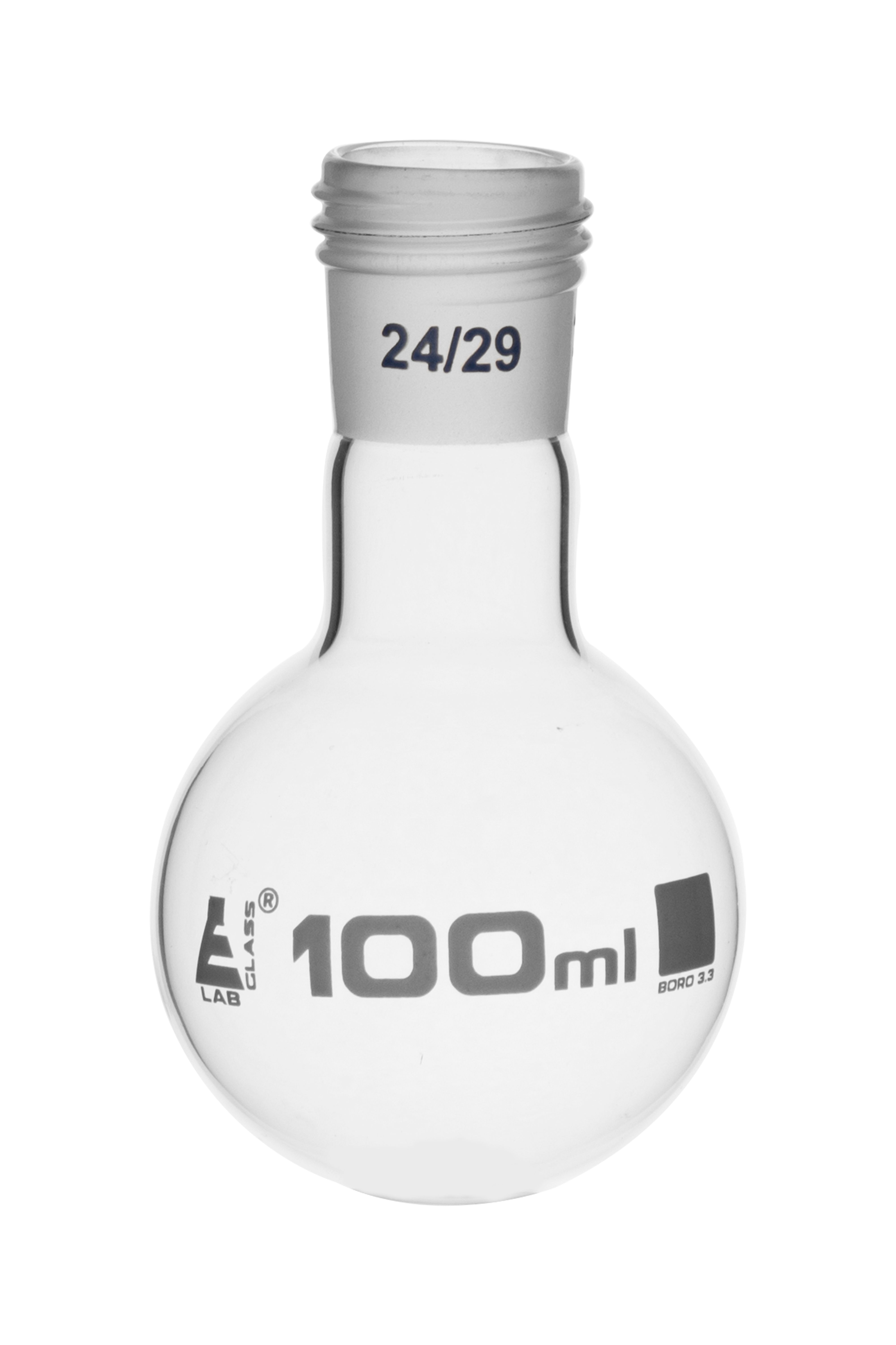 Eisco LabGlass® Boiling Flasks, Round Bottom with Threaded Joint