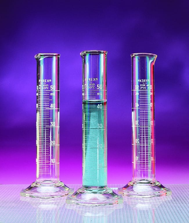 PYREX® Economy Double Metric Scale Cylinders, To Contain, Corning