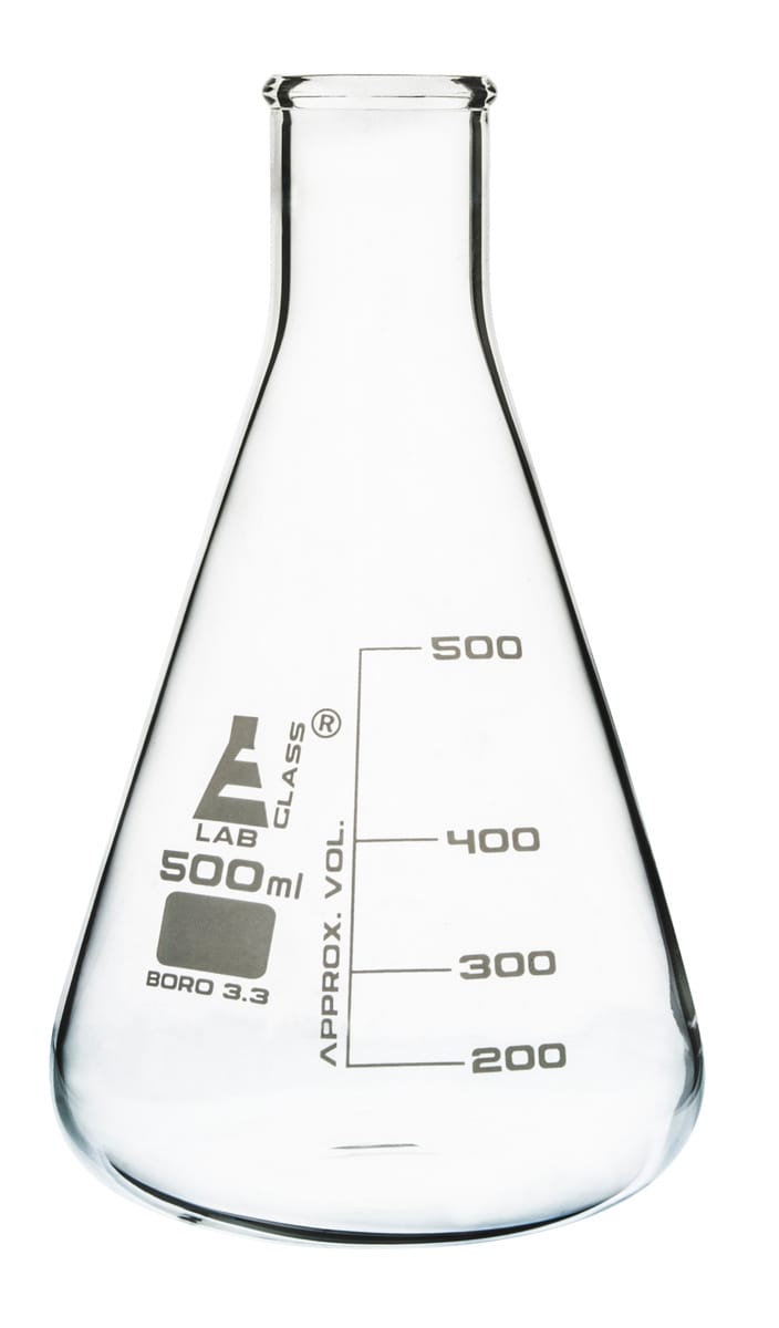 Eisco Glass Narrow Neck Erlenmeyer Flasks