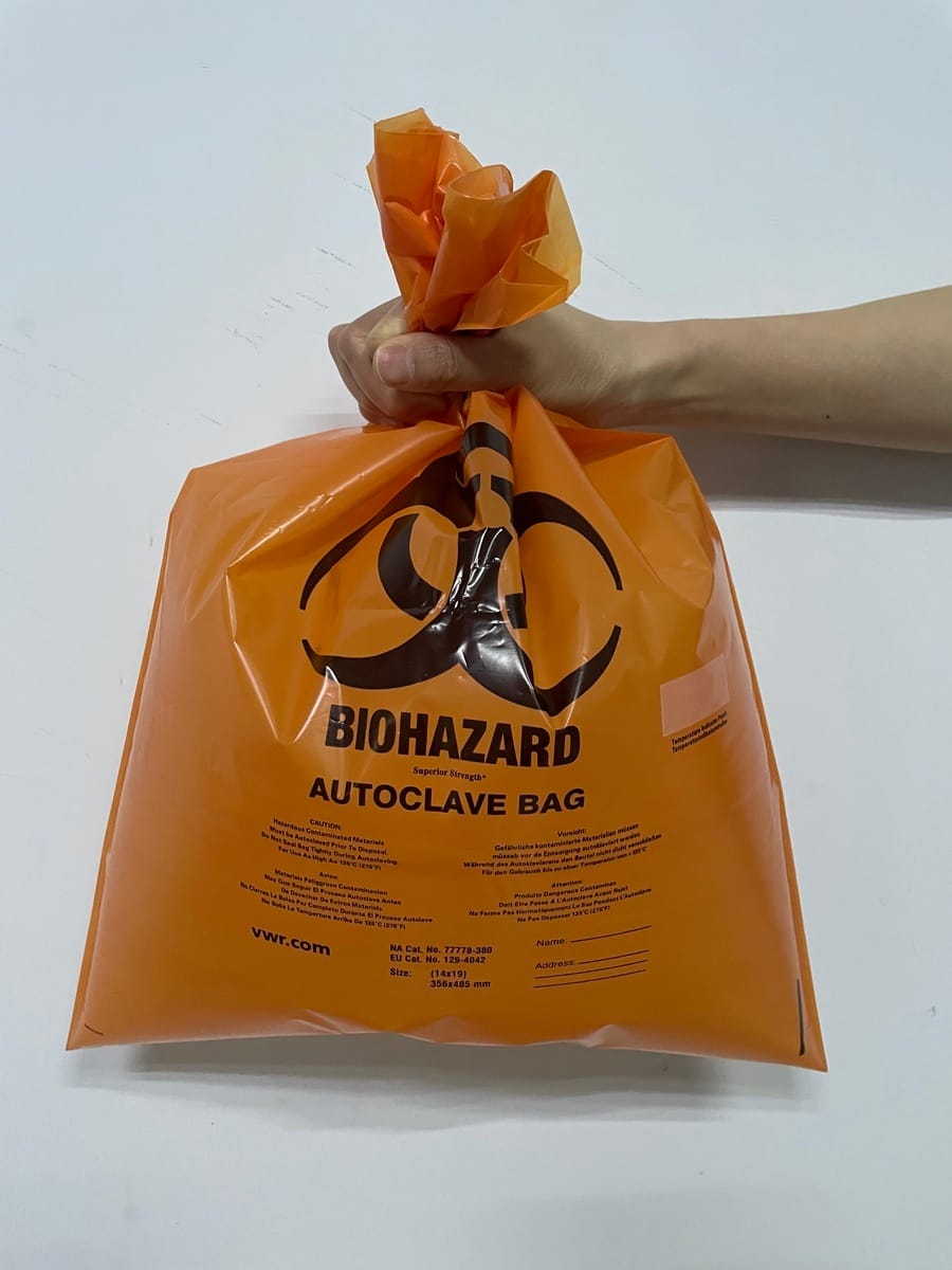 ウイルスウオッシャー（箱入り） VWR® Autoclavable Biohazard Bags, Polypropylene, Orange | VWR
