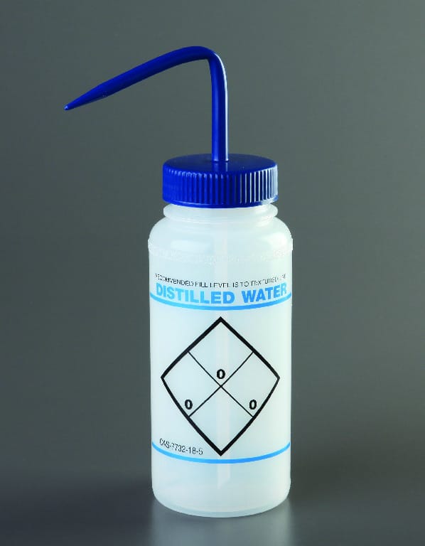 Labeled Wash Bottles