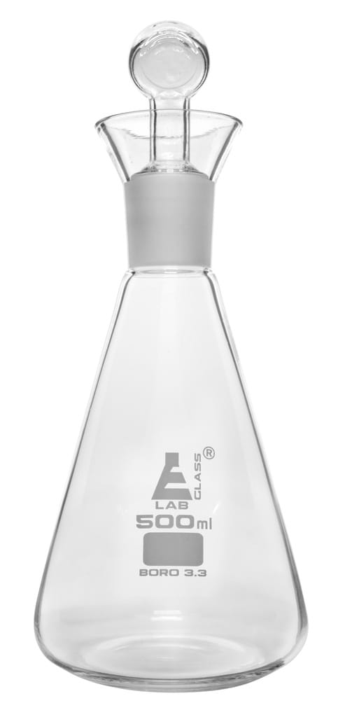 Eisco Iodine Flasks with Penny-Head Stopper