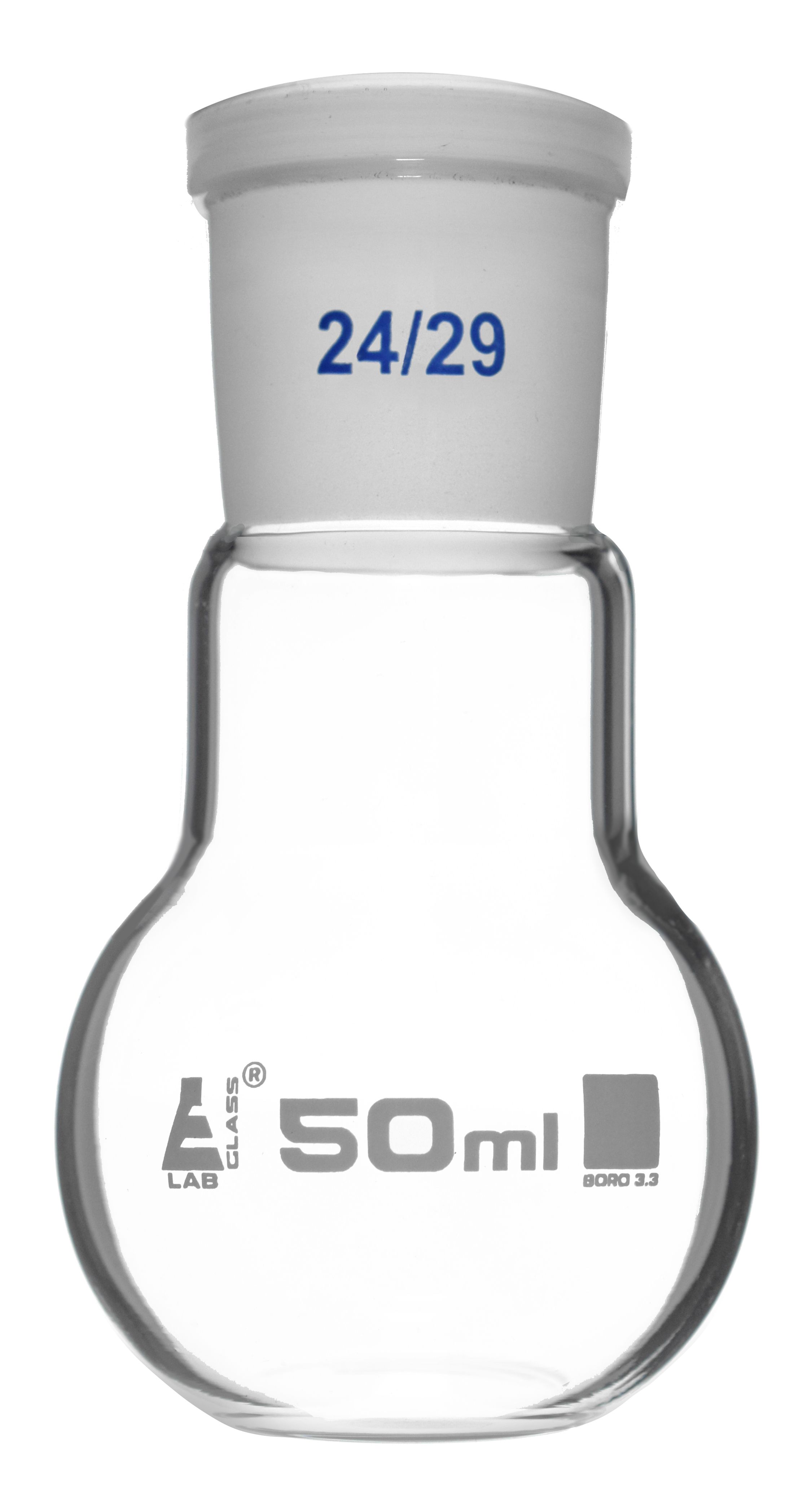 Eisco LabGlass® Boiling Flasks, Flat Bottom, Interchangeable Joint