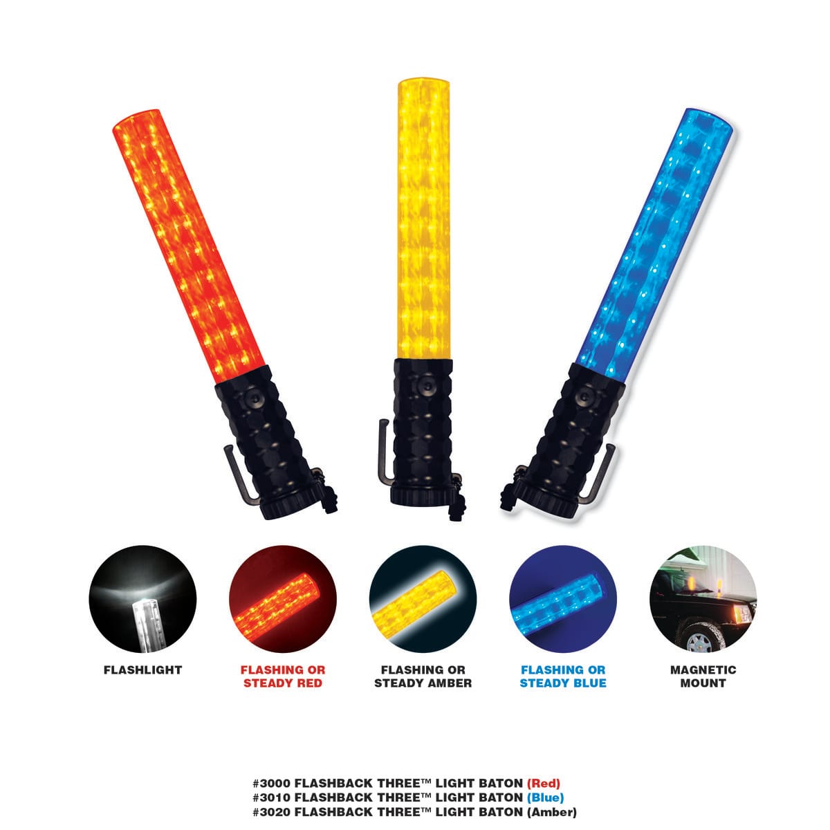 Flahback Three™ Light Baton, Emergency Medical International