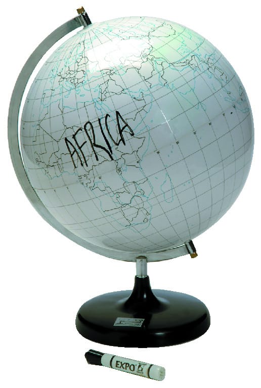 Write-On Globe