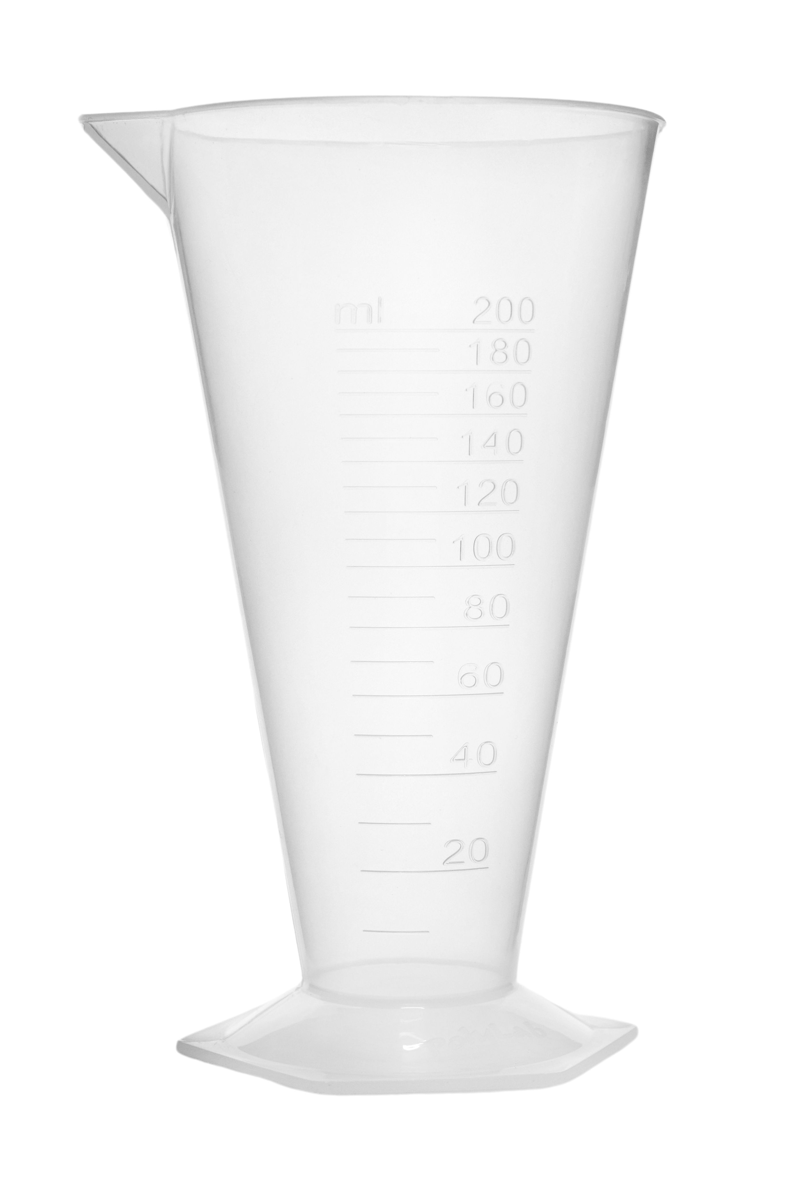 Eisco Plastic Conical Measures, Graduated