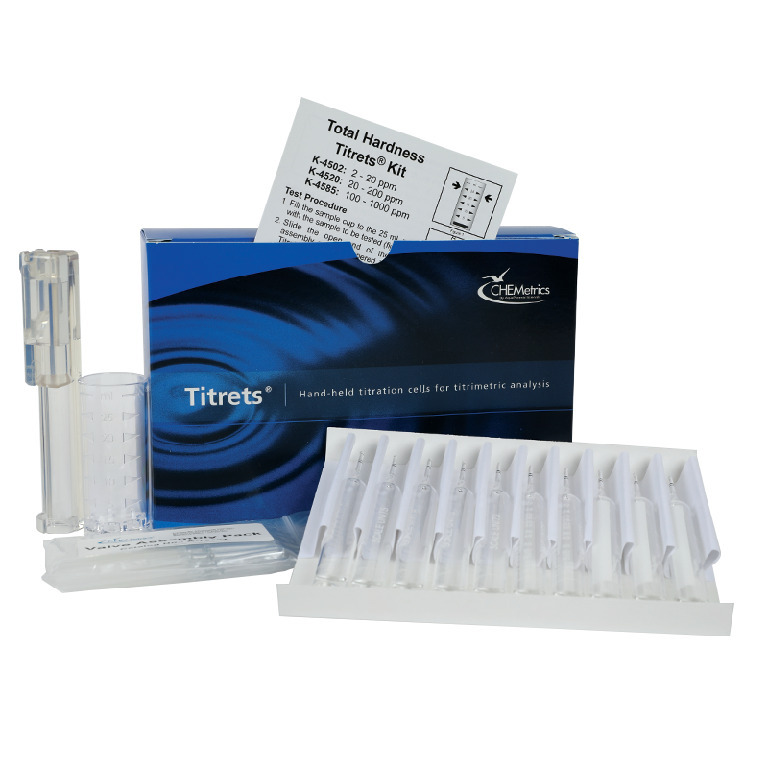 Hardness Titration Test Kit 100 to 1000 ppm