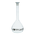 Eisco Glass Volumetric Flasks with Plastic Stopper, Class A