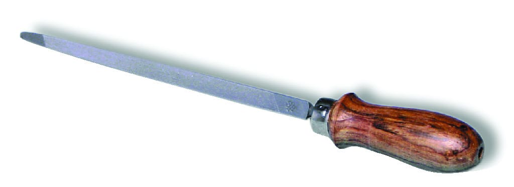 Slim Taper Triangular Files with Wood Handle