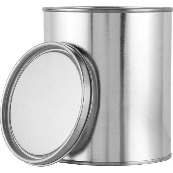 Round Metal Cans and Lids (Paint Can Style)
