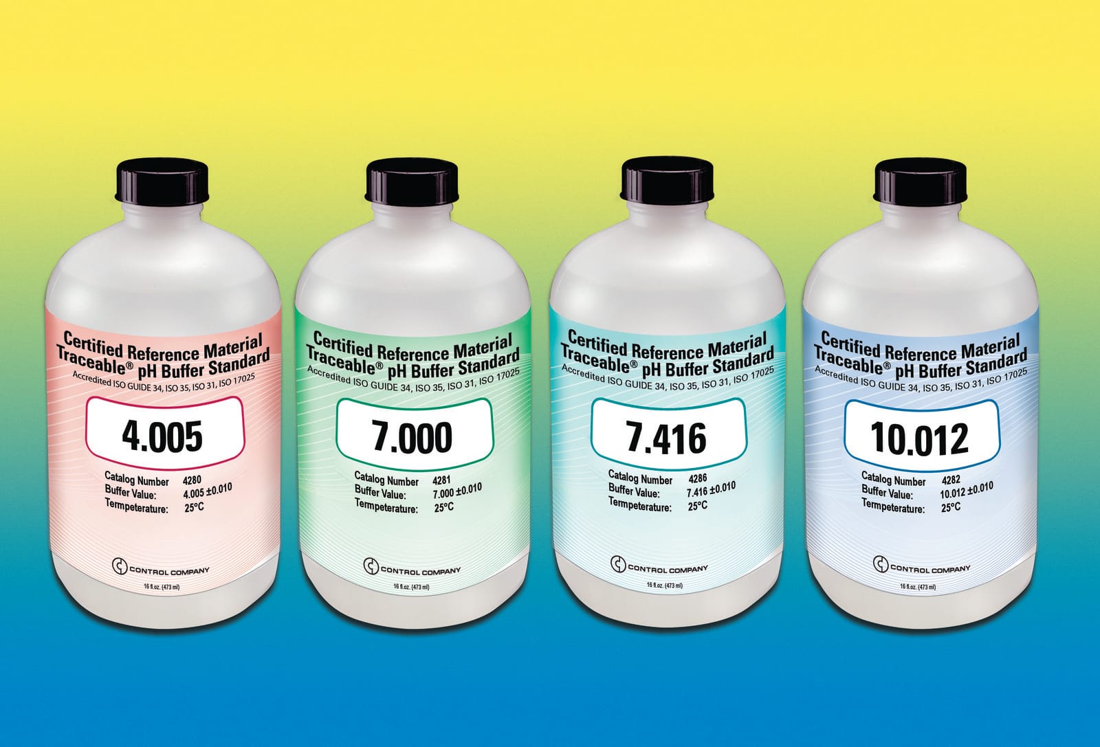Traceable® Certified Reference Material (CRM) pH Buffers, Control