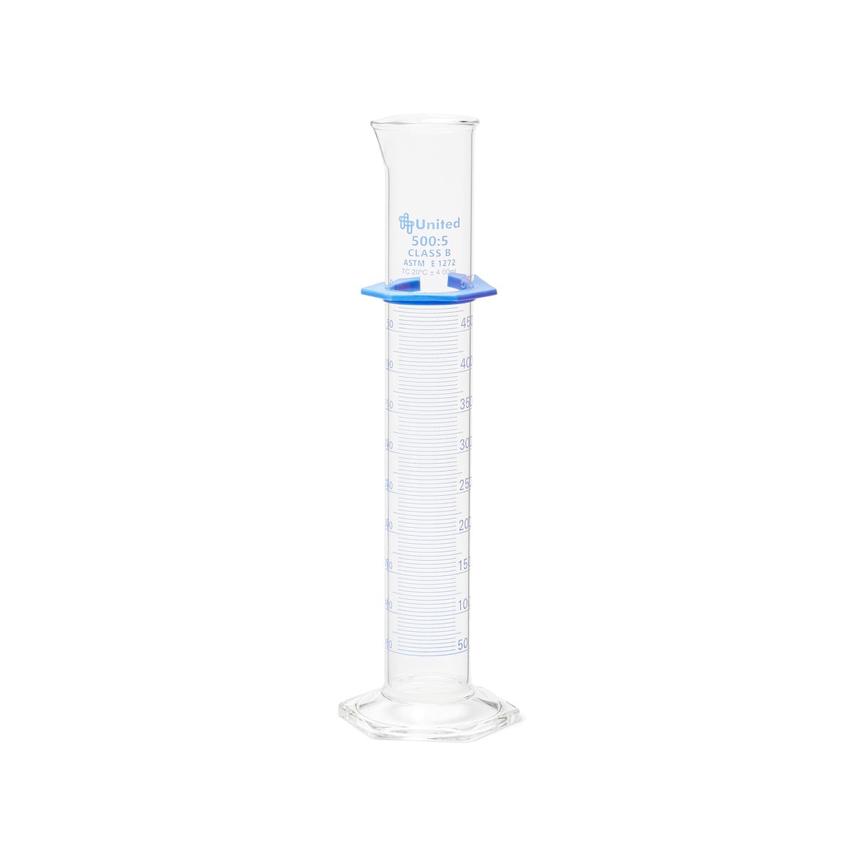 Graduated Cylinders, Double Scale, Borosilicate Glass, Class B
