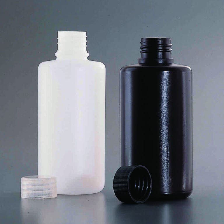 Nalgene® Bottles, Narrow Mouth, High-Density Polyethylene, with Screw Cap