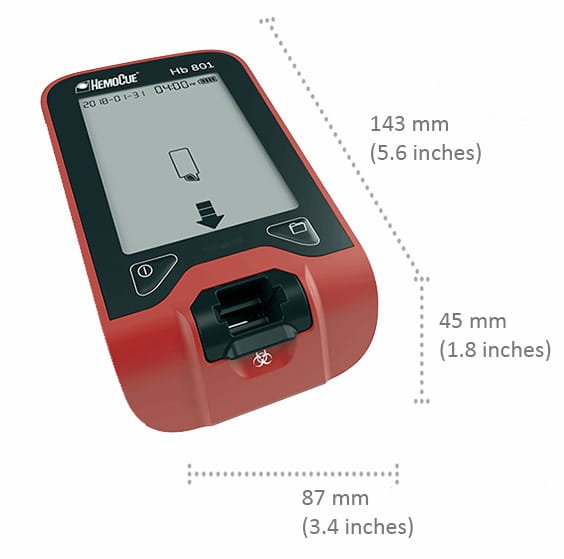 HemoCue® Hb 801 System, CLIA-Waived