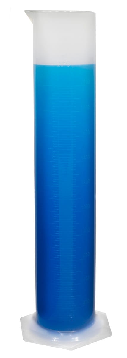 Eisco Polypropylene Graduated Cylinders with Hexogonal Base, Class B