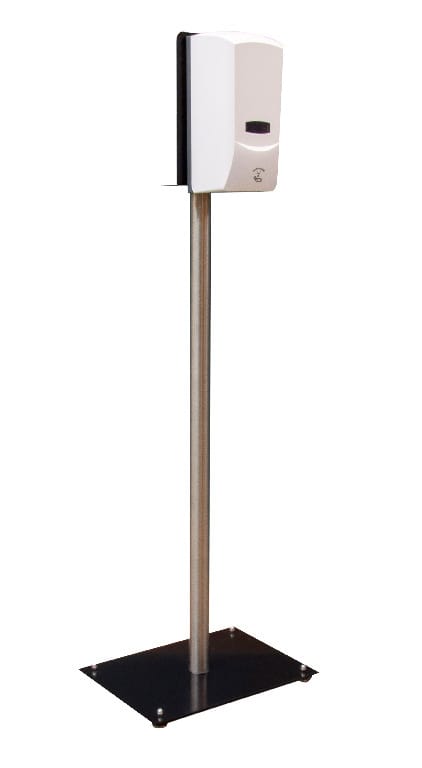 Sanitizer Stand and Dispenser, Diversified Woodcrafts