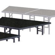 Portable Stages and Risers, Pie Shaped Riser, AmTab