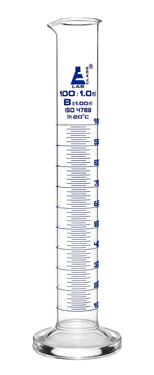 Eisco Glass Graduated Cylinders with Round Base