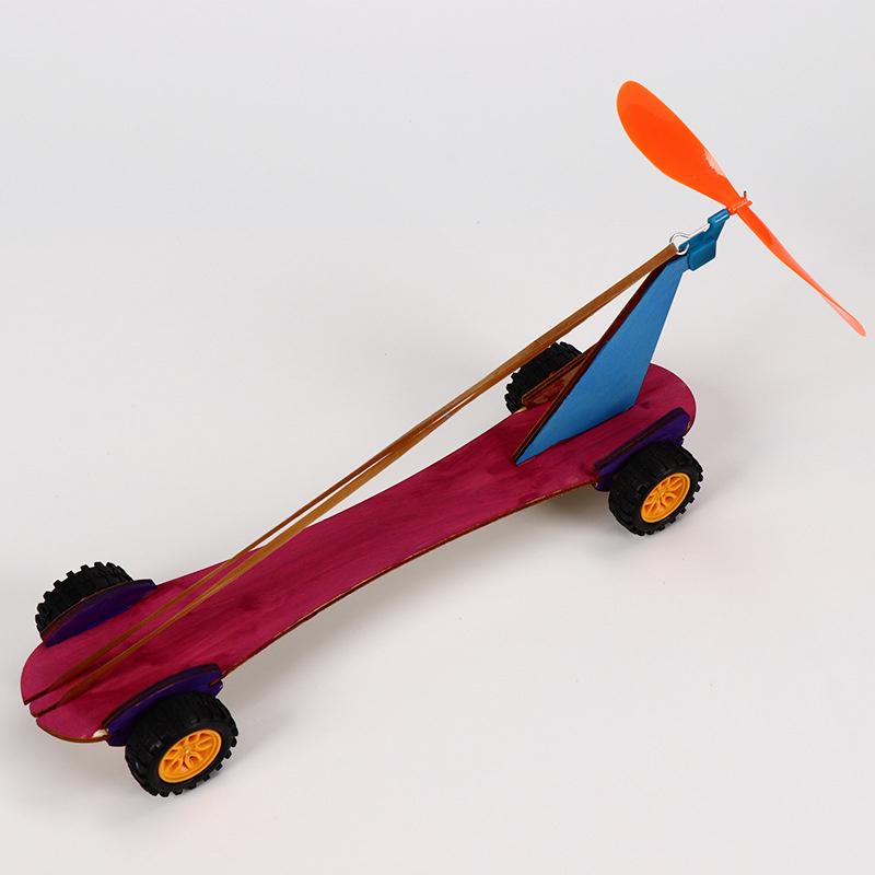 Kidder Rubber Band Propeller Car STEM Build Kit