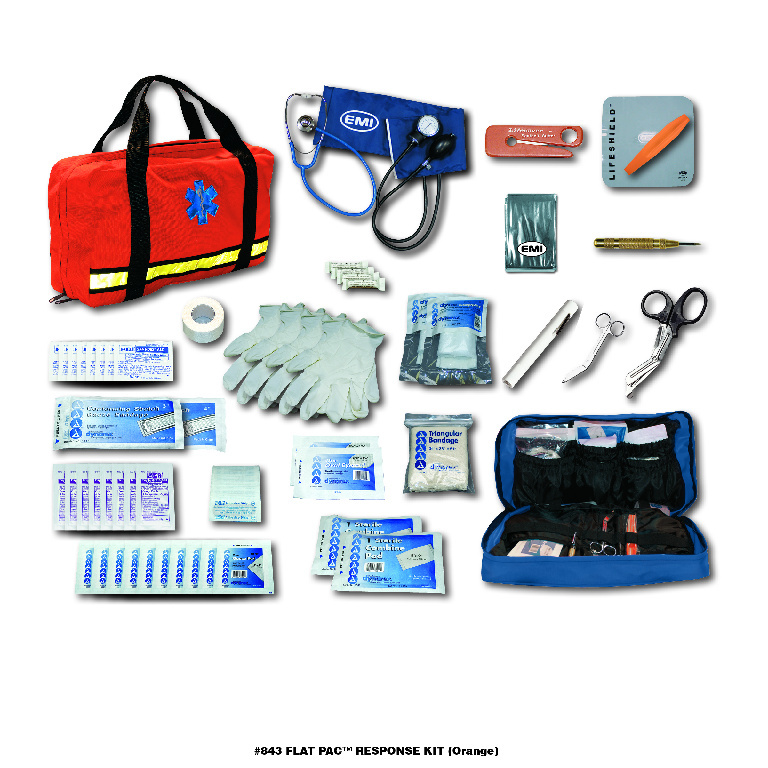 Flat Pac™ Response Kit, Emergency Medical International