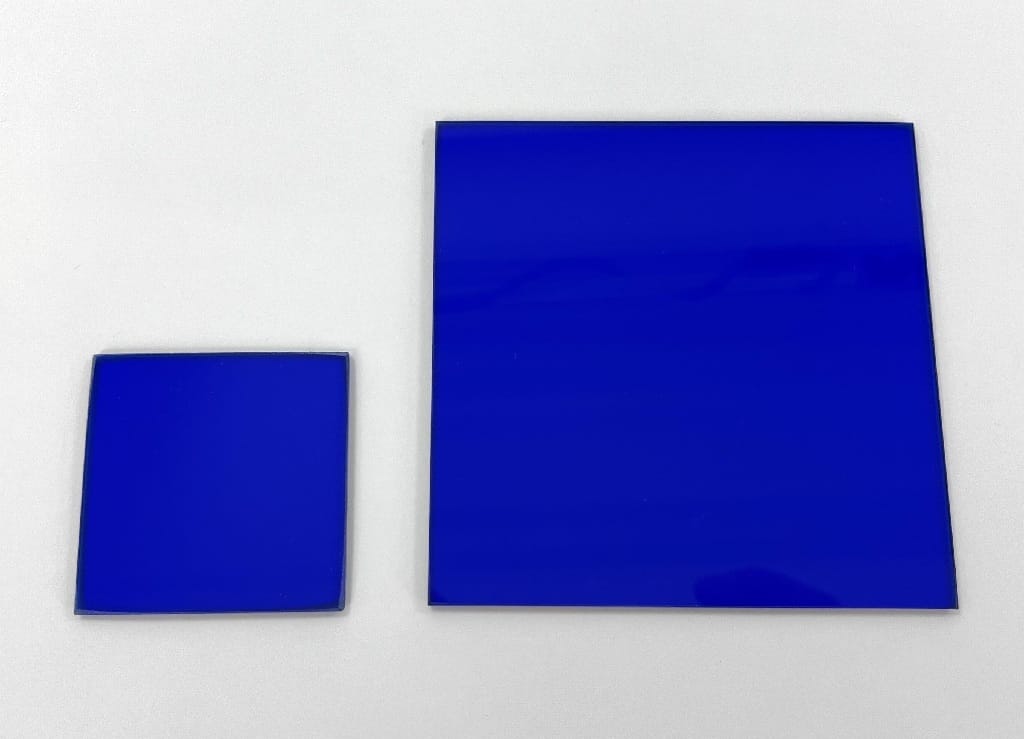 Cobalt Glass Plates