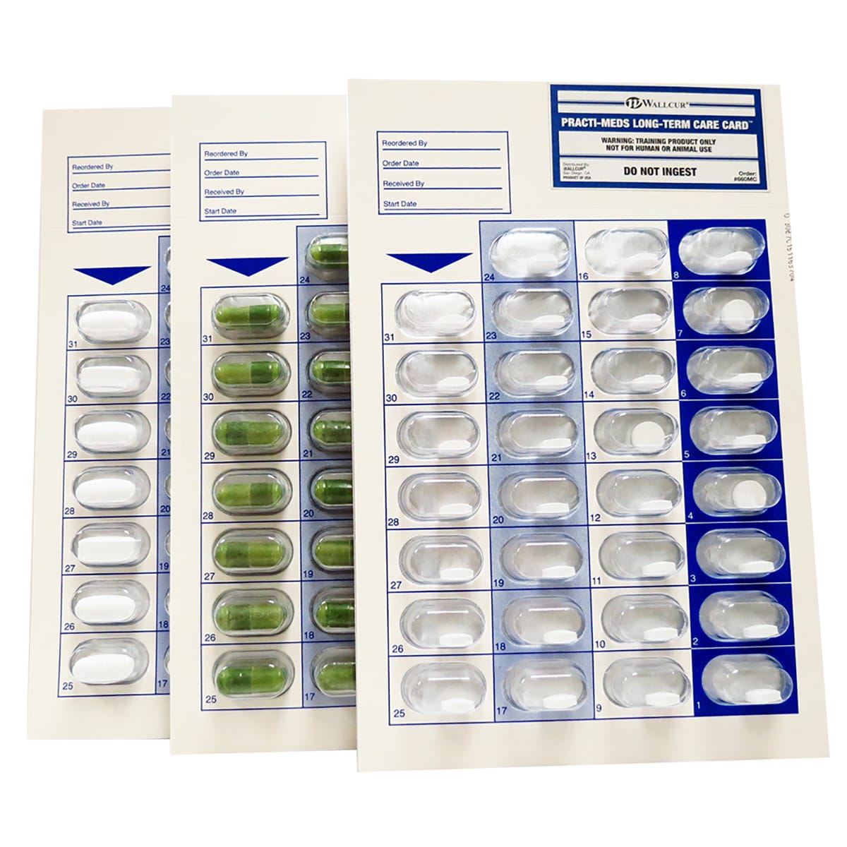 Wallcur® Practi-Meds Long Term Care Card