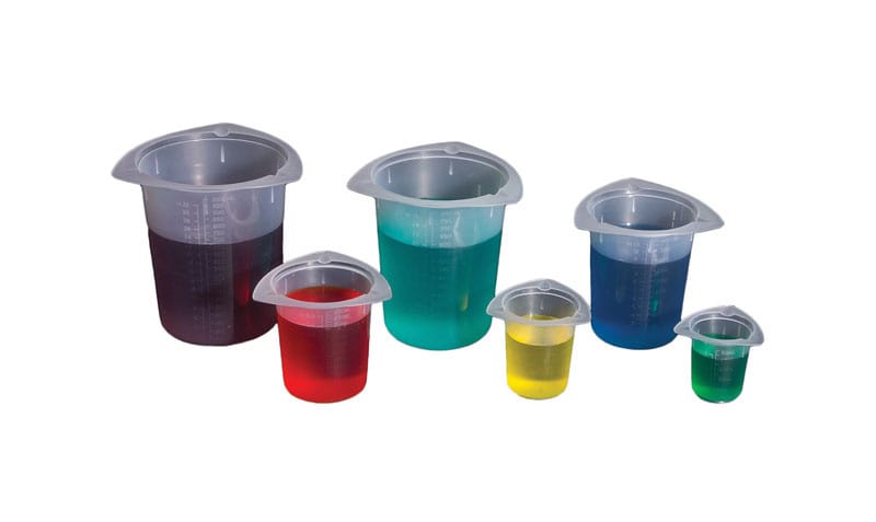 Tri-Corner Beakers, United Scientific Supplies