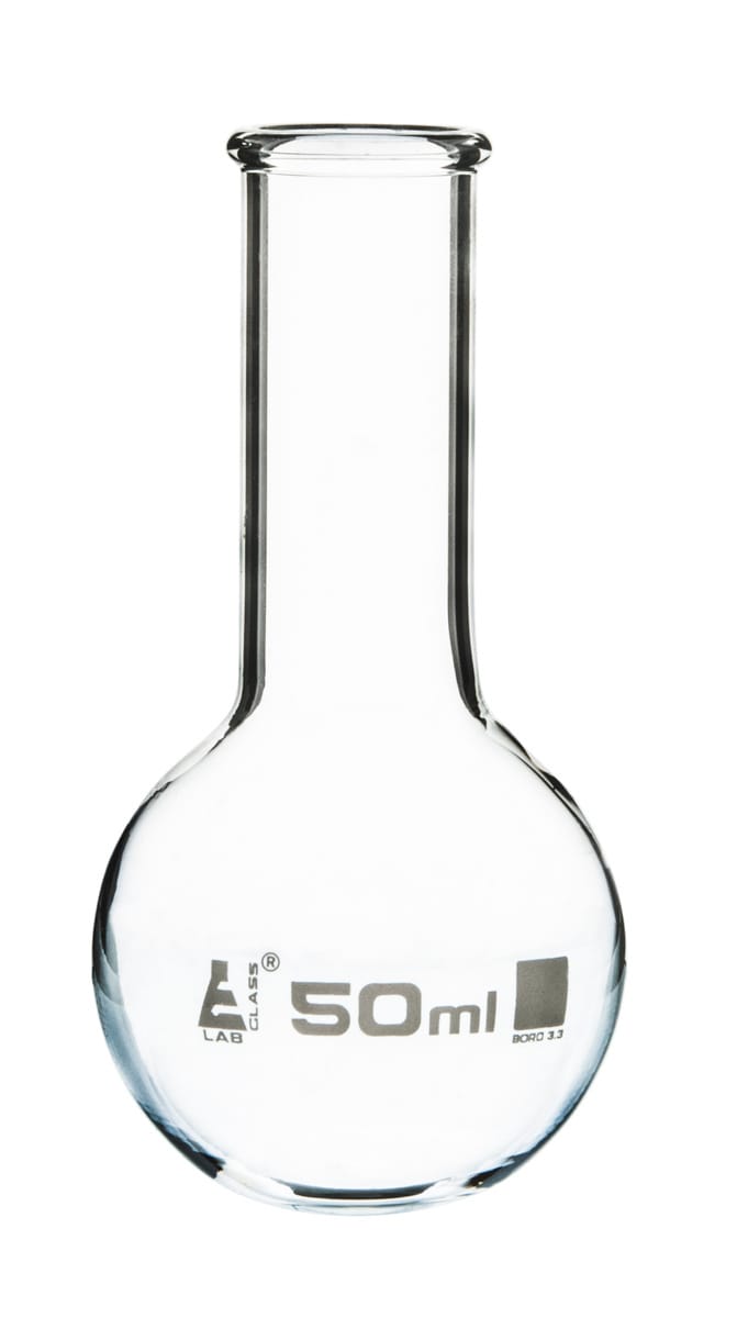 Eisco LabGlass® Boiling Flasks, Flat Bottom, Narrow Neck