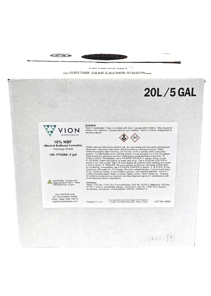 VION™ NBF (Neutral Buffered Formalin), Histology Grade