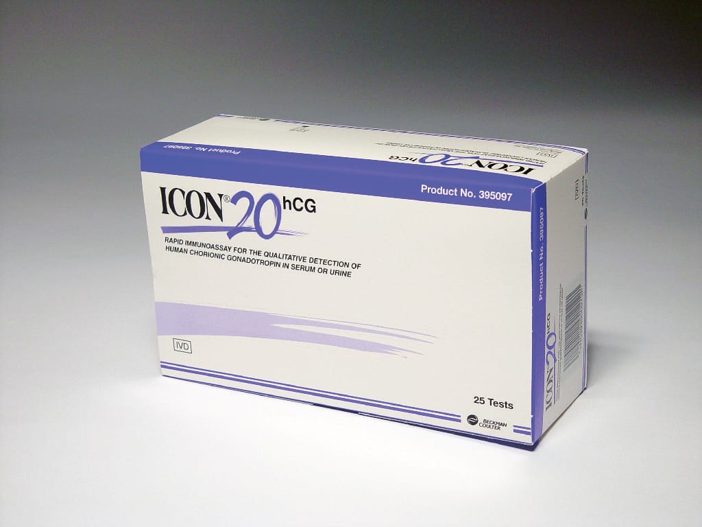 ICON® 20 hCG Pregnancy Test, Beckman Coulter®