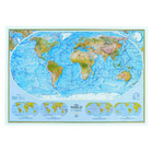 World Physical/Ocean Floor Map