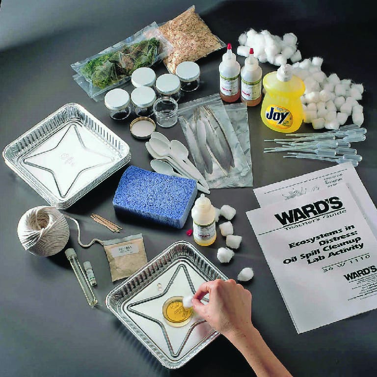 Ward's® Ecosystems in Distress: Oil Spill Cleanup Lab Activity