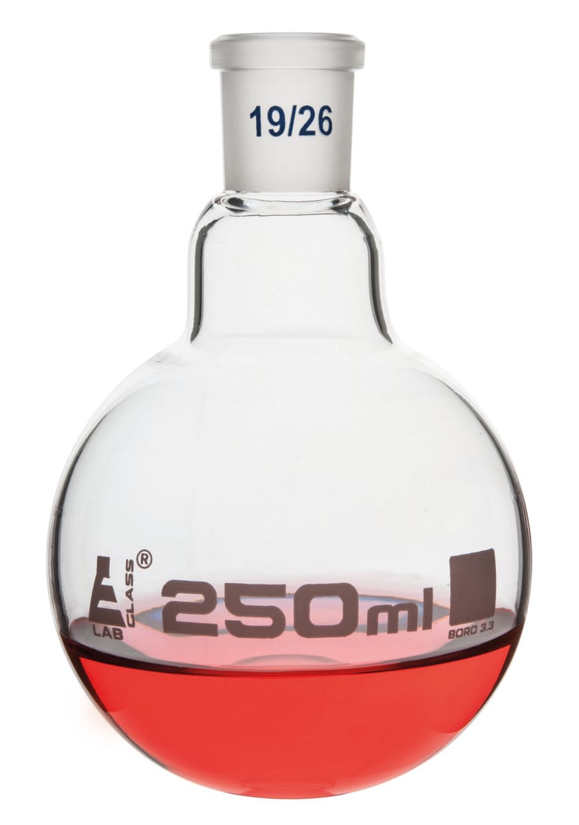 Eisco LabGlass® Boiling Flasks, Round Bottom, Interchangable Joint