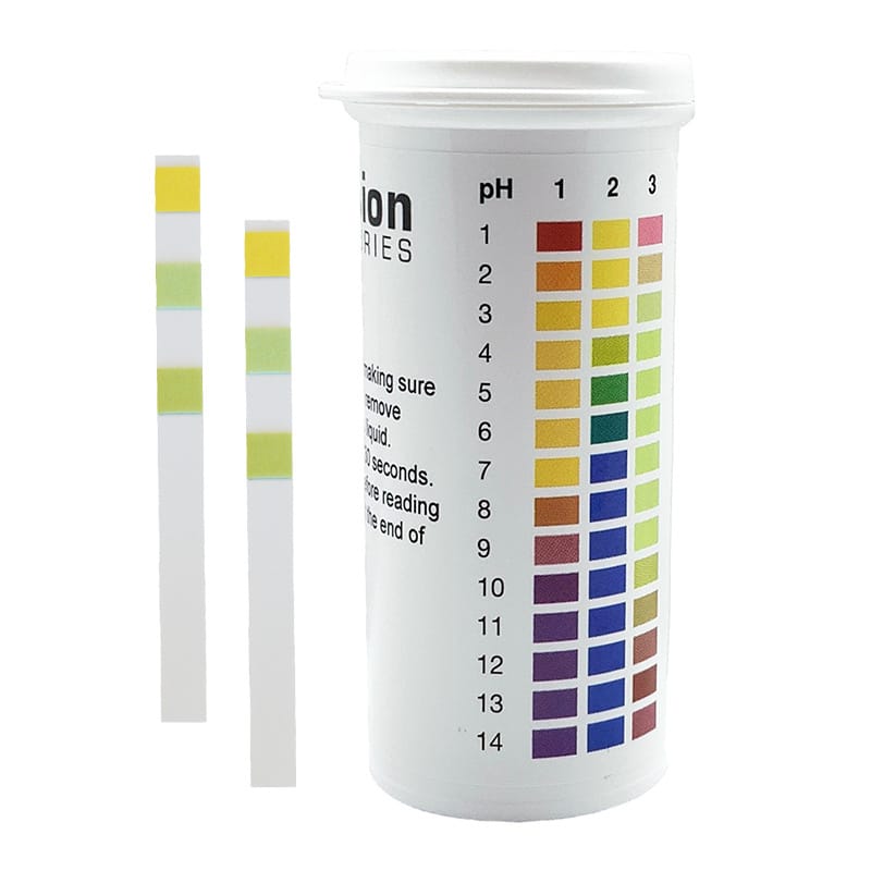 pH Test Strips with Pads