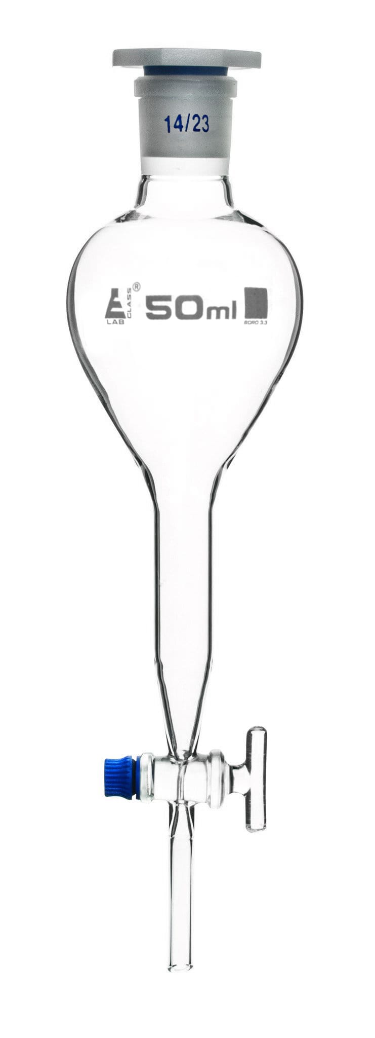 Eisco Glass Gilson Separatory Funnels with Glass Stopcock