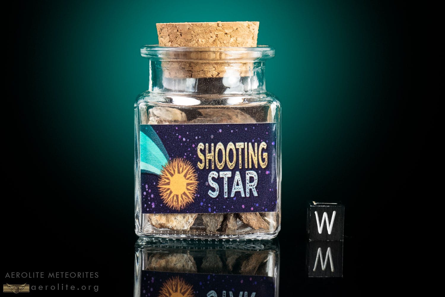 Shooting Start Jar, Stone Meteorites