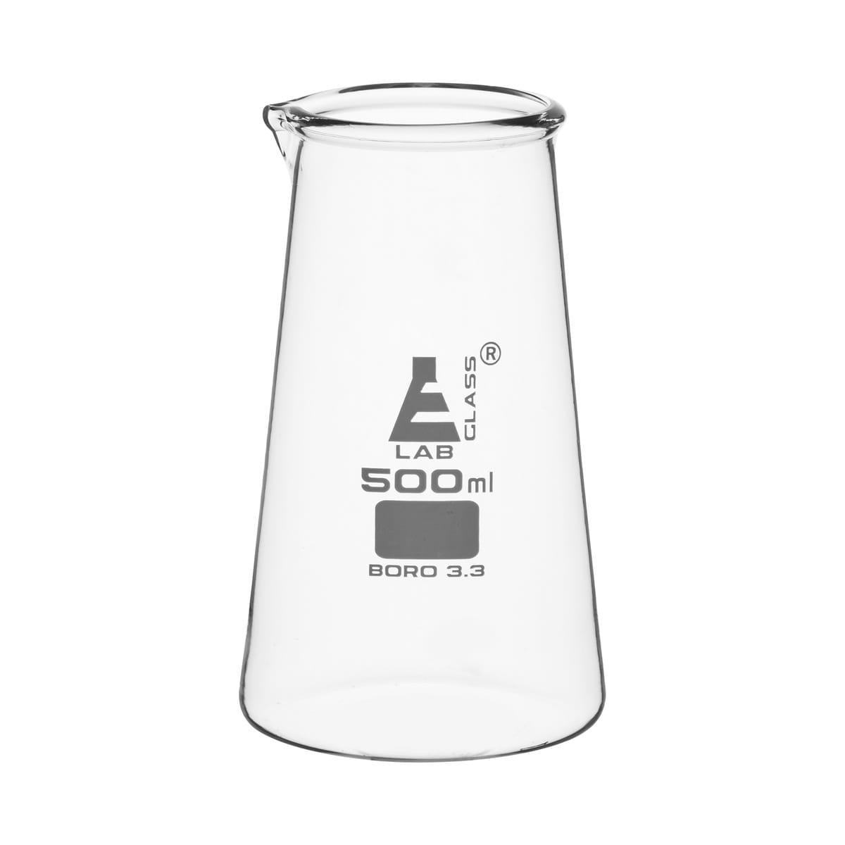 Glass Conical Philips Beaker with Spout