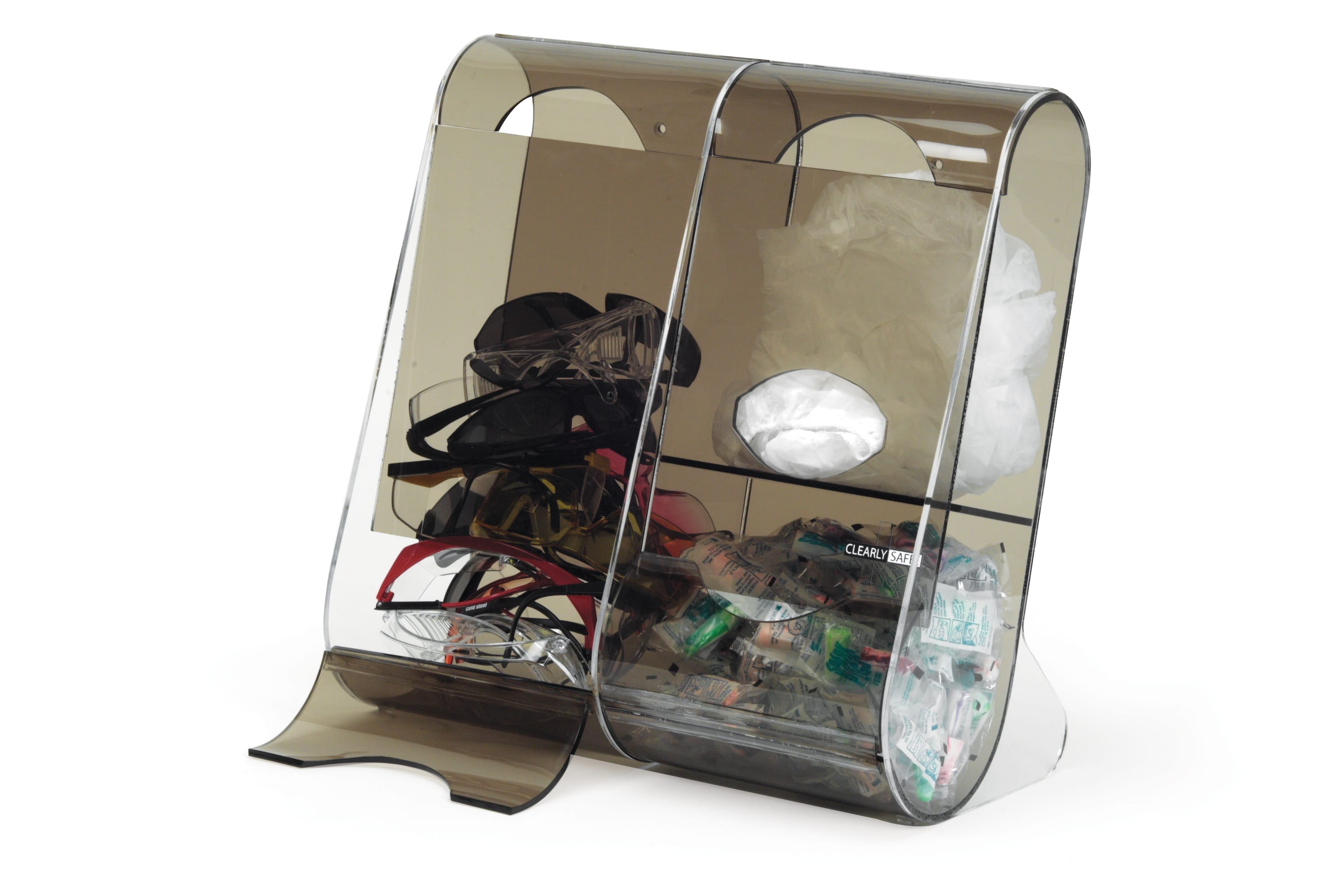 Acrylic Three-In-One Dispenser, Counter or Wall Mount