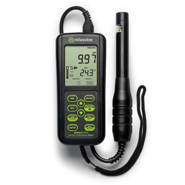 Milwaukee® Waterproof 3-in-1 pH/EC/TDS/Temp Meters