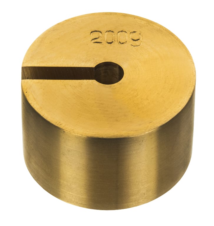 Eisco® Spare/Replacement Brass Weights for Slotted Masses Sets