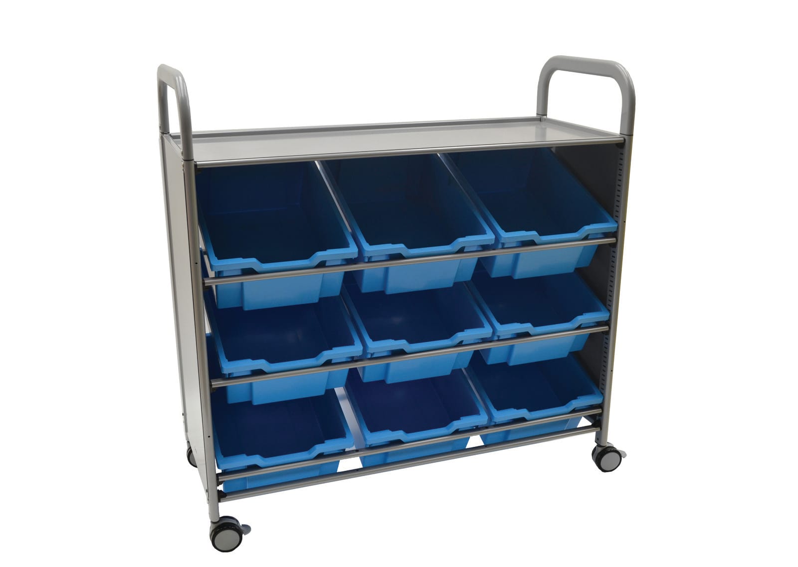 Callero Plus Titled Tray Carts, Gratnells