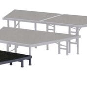 Portable Stages and Risers, Pie Shaped Riser, AmTab