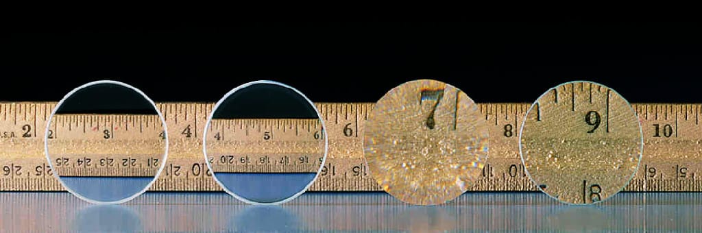 E.I. Double Convex Glass Lenses