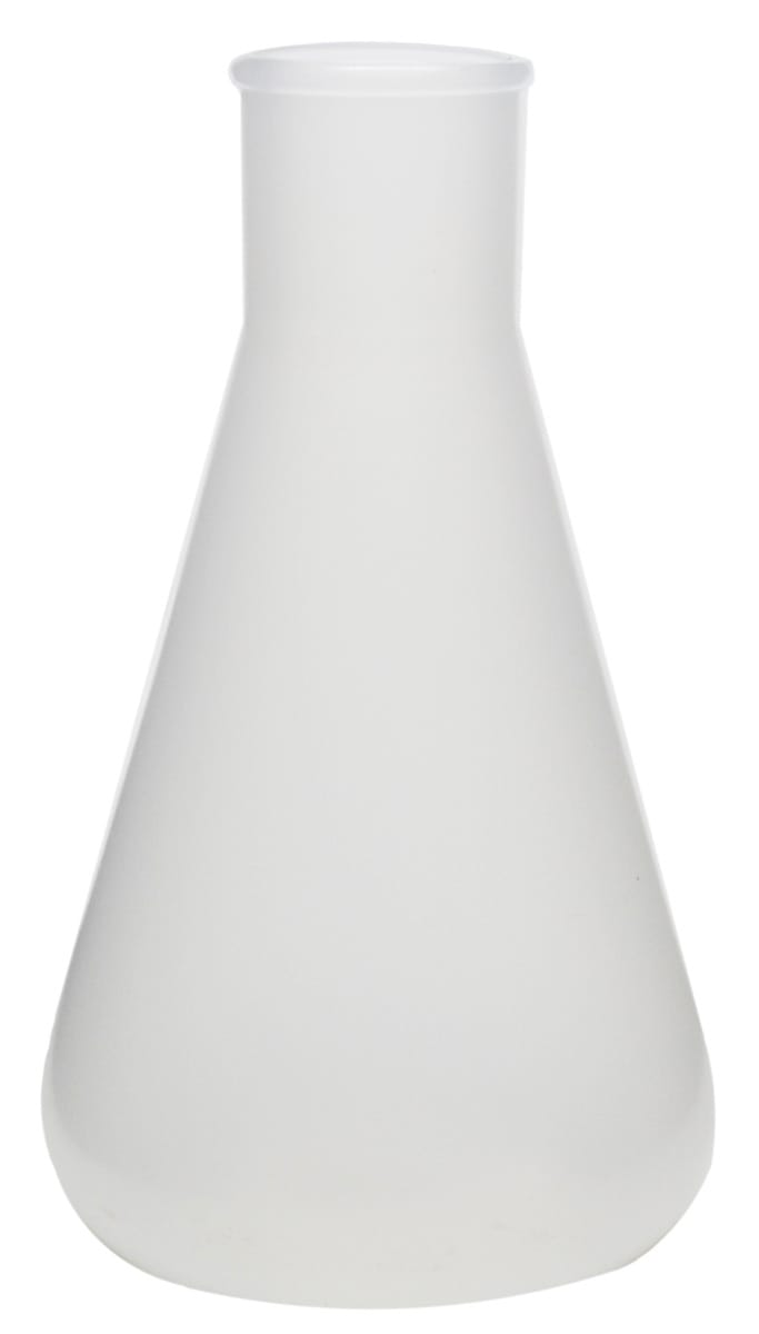 Eisco Plastic Narrow Neck Conical Flasks