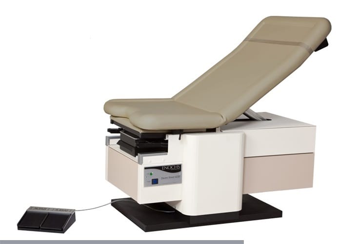 ENCORE 4250 Easy Access High-Low Power Exam Table with Electrical Receptacles and Instrument Warming Drawer, Enochs