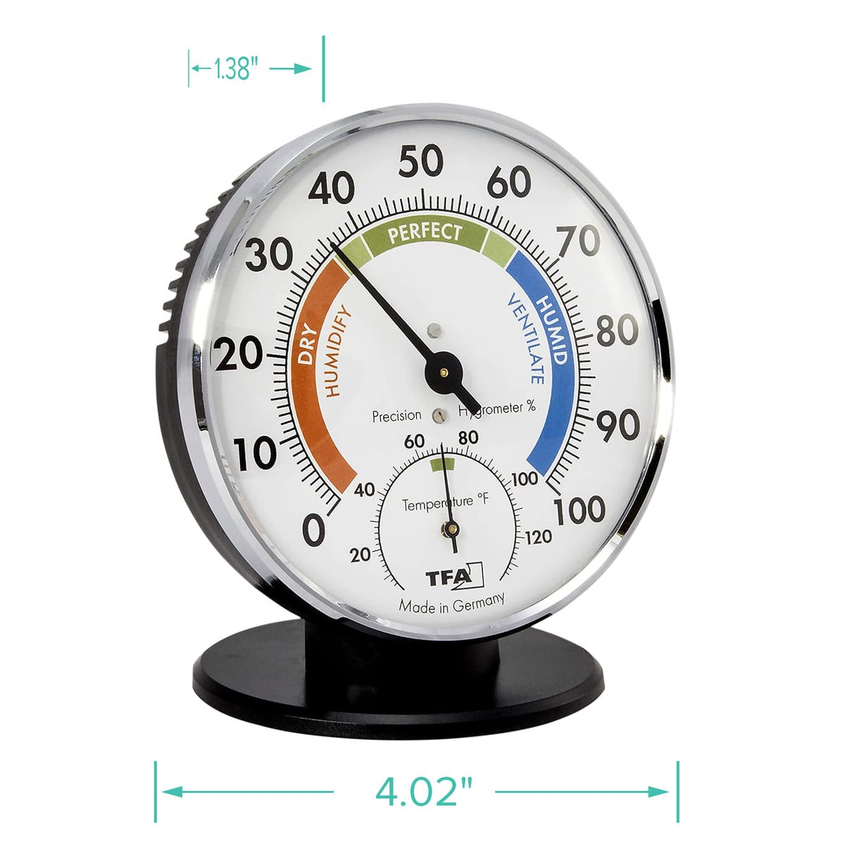 La Crosse Technology Analog Dial Hygrometer and Thermometer