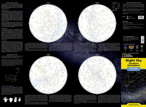 National Geographic® Night Sky Stargazing Maps and Guides