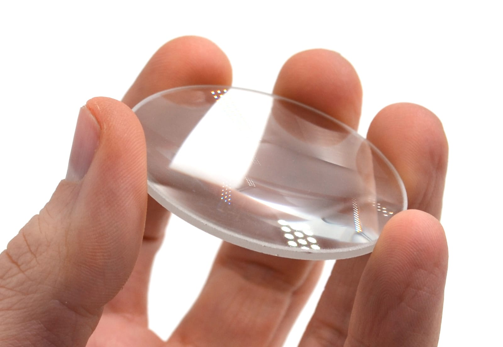 Eisco Premium Glass Double Convex Lenses