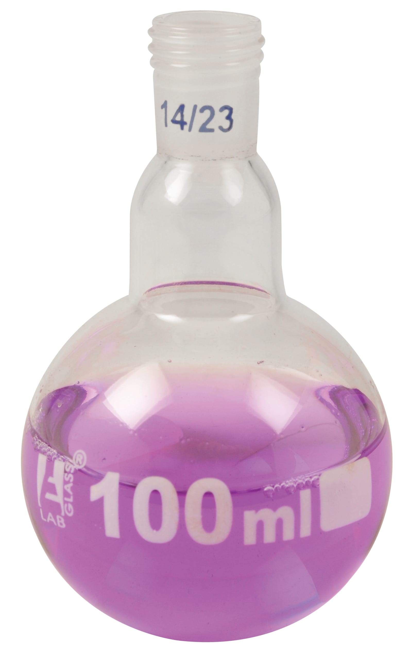 Eisco LabGlass® Boiling Flasks, Flat Bottom with Threaded Joint