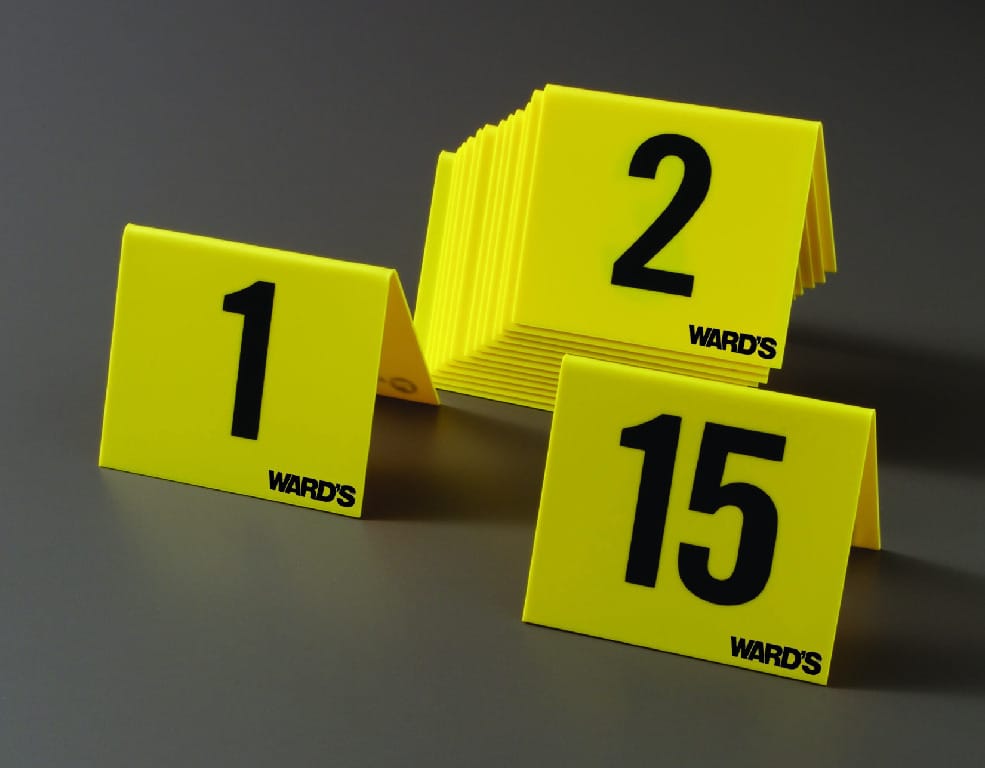 Ward's® Numbered Marker Tents